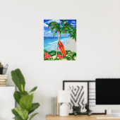 ビーチ ポスター (ホームオフィス)