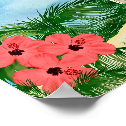 ビーチ ポスター (角)