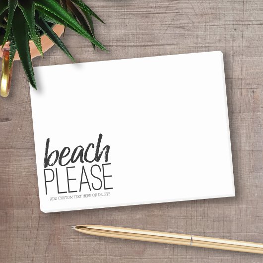 ビーチ ポストイット