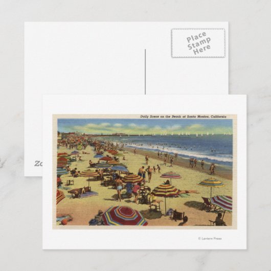 ビーチ ポストカード (正面/裏面)