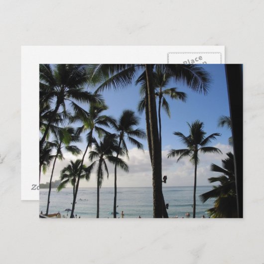 ビーチ ポストカード (正面/裏面)
