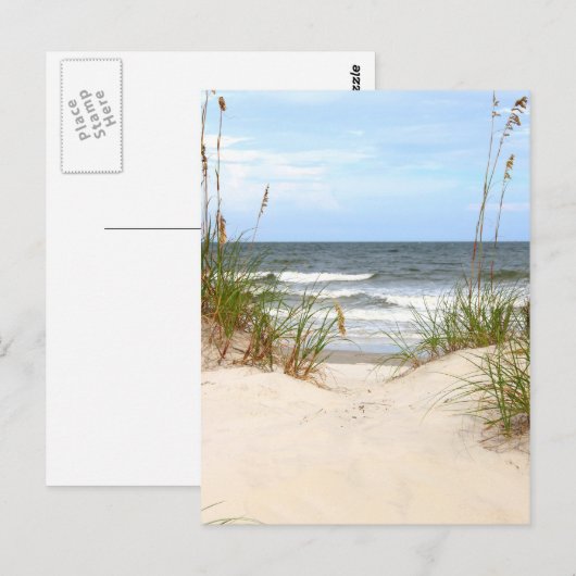 ビーチ ポストカード (正面/裏面)