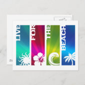 ビーチ ポストカード (正面/裏面)