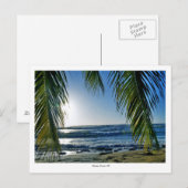 、ビーチ ポストカード (正面/裏面)