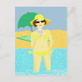 ビーチ ポストカード (正面)