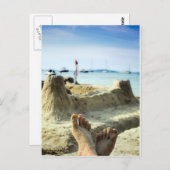 ビーチ ポストカード (正面/裏面)