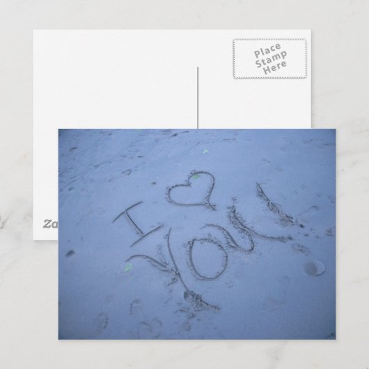 ビーチ ポストカード (正面/裏面)