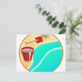 ビーチ ポストカード (スタンド正面)