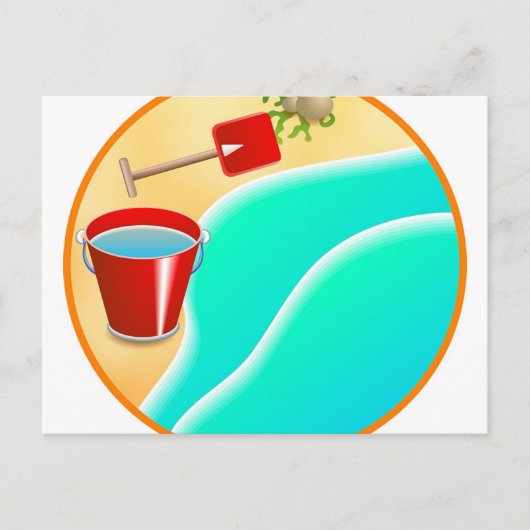 ビーチ ポストカード (正面)