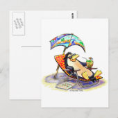 ビーチ ポストカード (正面/裏面)