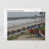 ビーチ ポストカード (正面/裏面)