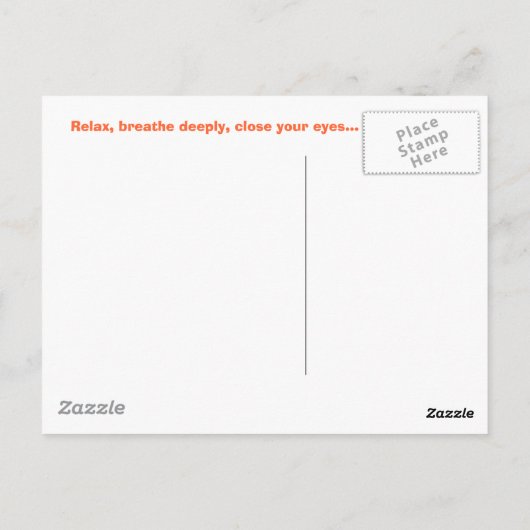 ビーチ ポストカード (裏面)