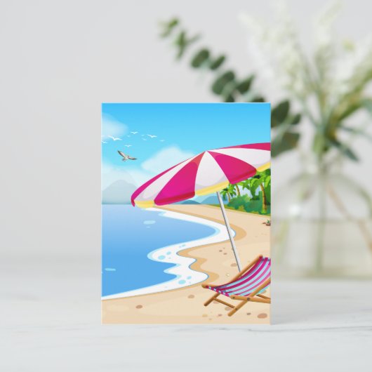 ビーチ ポストカード (スタンド正面)