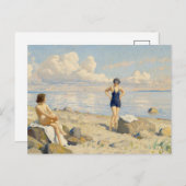 ビーチ | ポール・フィッシャー ポストカード (正面/裏面)