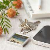 ビーチ、ヤシの木&ラウンジ キーホルダー (側面)