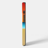ビーチ・ヨガの女性が戦士ポーズを取る Case-Mate iPhoneケース (裏面 / 左)
