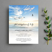 ビーチ ライフの追悼記念会 ポストカード