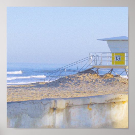ビーチ&ライフゴール13プリント ポスター (正面)