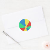 ビーチ ラウンドシール (封筒)