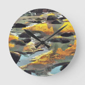 ビーチ ラウンド壁時計 (正面)