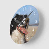 ビーチ ラウンド壁時計 (傾斜)