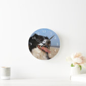 ビーチ ラウンド壁時計 (ホーム)