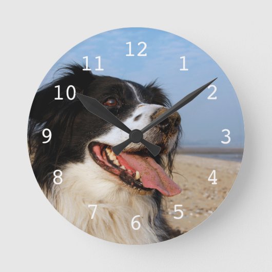 ビーチ ラウンド壁時計 (正面)