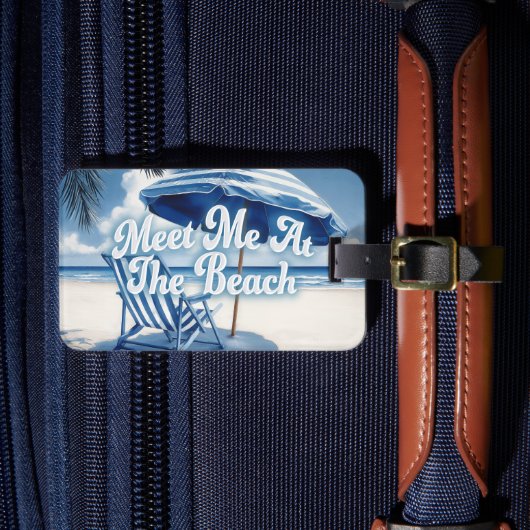ビーチ ラゲッジタグ (正面インサイチュ4)