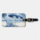 ビーチ ラゲッジタグ (正面横)