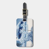 ビーチ ラゲッジタグ (正面縦)