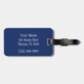 ビーチ ラゲッジタグ (裏面横)