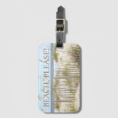 ビーチ ラゲッジタグ (正面縦)