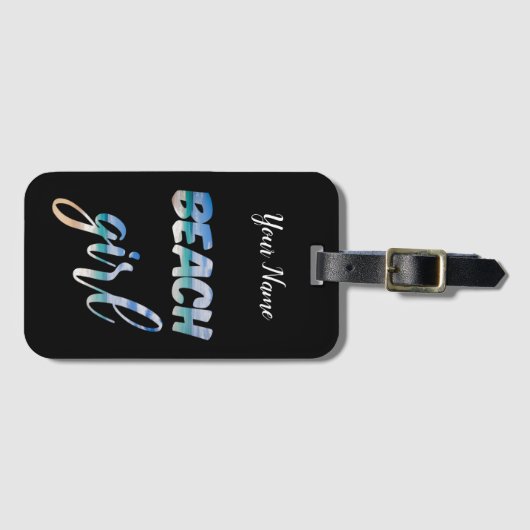 ビーチ ラゲッジタグ (正面横)