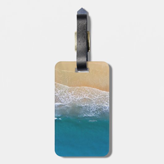 ビーチ ラゲッジタグ (裏面縦)