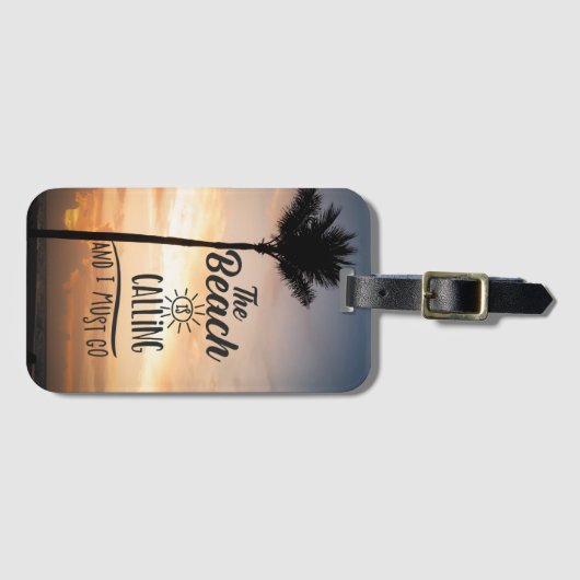 ビーチ ラゲッジタグ (正面横)