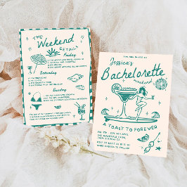 ビーチ ラスト トースト ファンキー バチェロレッテ ウィークエンド 招待状