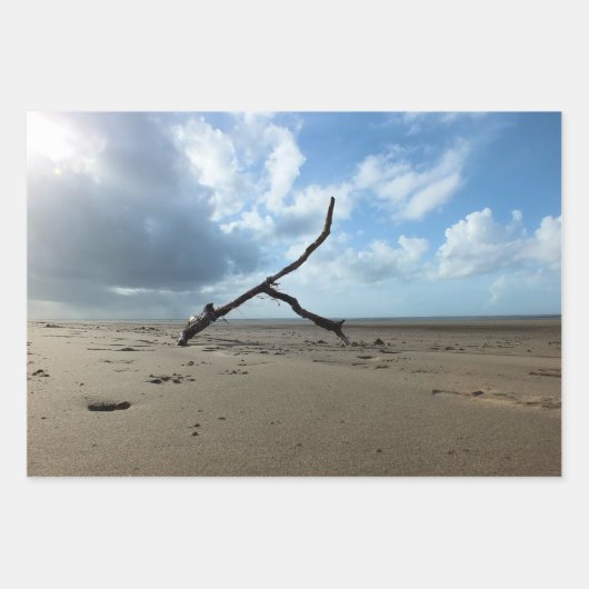 ビーチ ラッピングペーパーシート (正面)