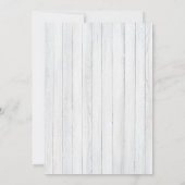 ビーチ ランタン ヒトデ 結婚式招待状 招待状 (裏面)