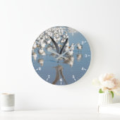 ビーチ ラージ壁時計 (ホーム)