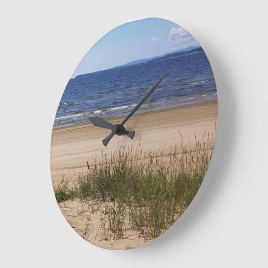 ビーチ ラージ壁時計 (傾斜)