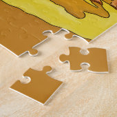 ビーチ、ヴィンテージスタイル ジグソーパズル (側面)