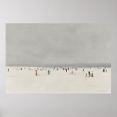 ビーチ。ヴィンテージ ポスター (正面)