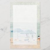ビーチ 便箋 (正面)