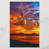 ビーチ 便箋 (正面)