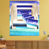 ビーチ:内の写真 キャンバスプリント (インサイチュ (リビング))