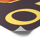 ビーチ&凧 – アストリア,オレゴン ポスター (角)