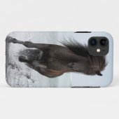 ビーチ|北大西洋の種馬のランニング Case-Mate iPhoneケース (裏面(横))