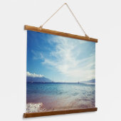 ビーチ 吊り下げ型タペストリー (傾斜あり)