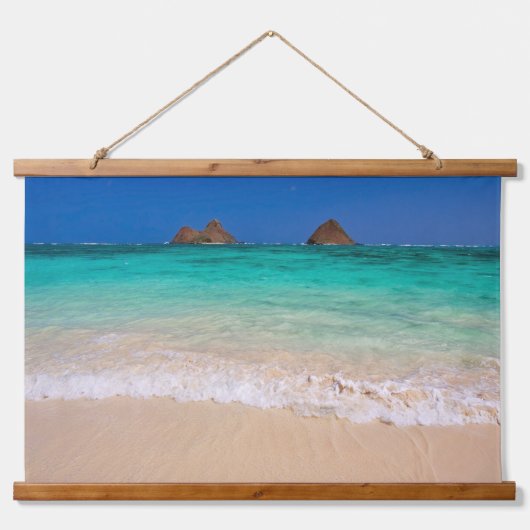 ビーチ 吊り下げ型タペストリー (正面)