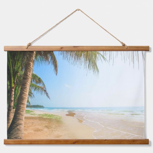 ビーチ 吊り下げ型タペストリー (正面)